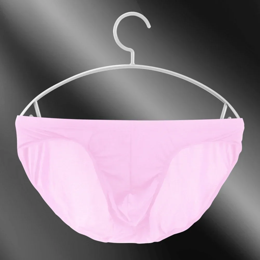 

Sexy Mens Low Waist Underwear Pouch Ultra Thin Brief See-through Lingerie Translucent Bikini Panties String Homme Solid Underpan