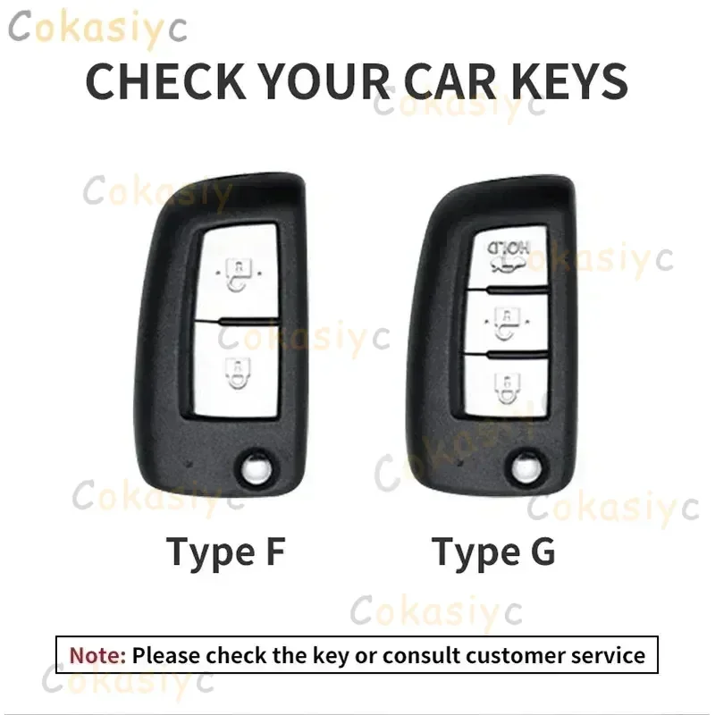 Leather Car Key Cover Car Key Case 2/3 Button For Nissan Qashqai J11 X-trail Murano Maxima Tiida Altima Quest Juke Micra Pulsar