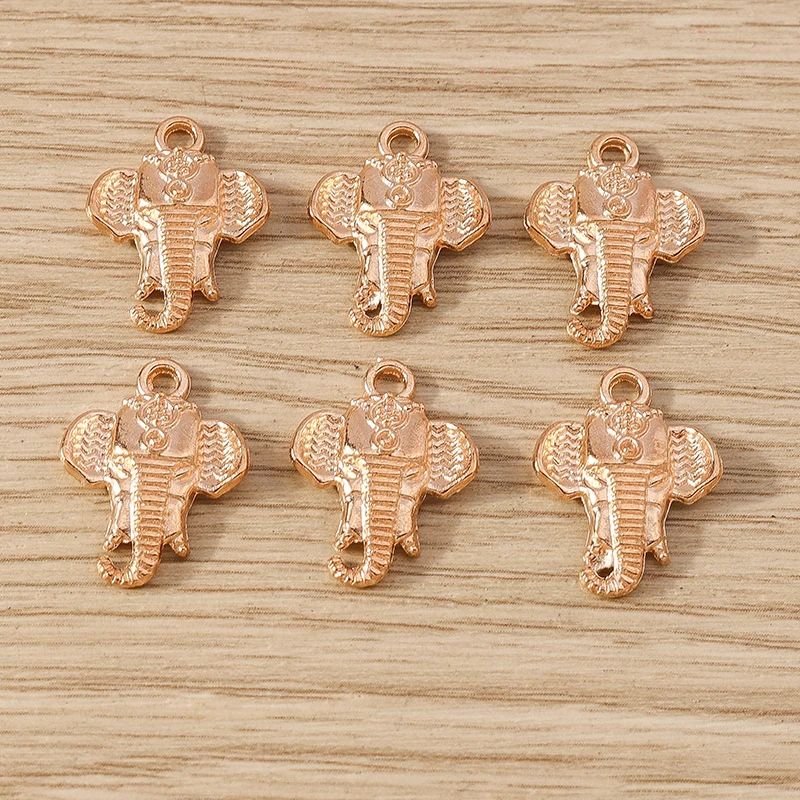 10pcs 15 x21 מ מ מ "מ קריקטורה קסמי חיה של סגסוגת פיל תליוני תכשיטים להכנת עגילים שרשראות