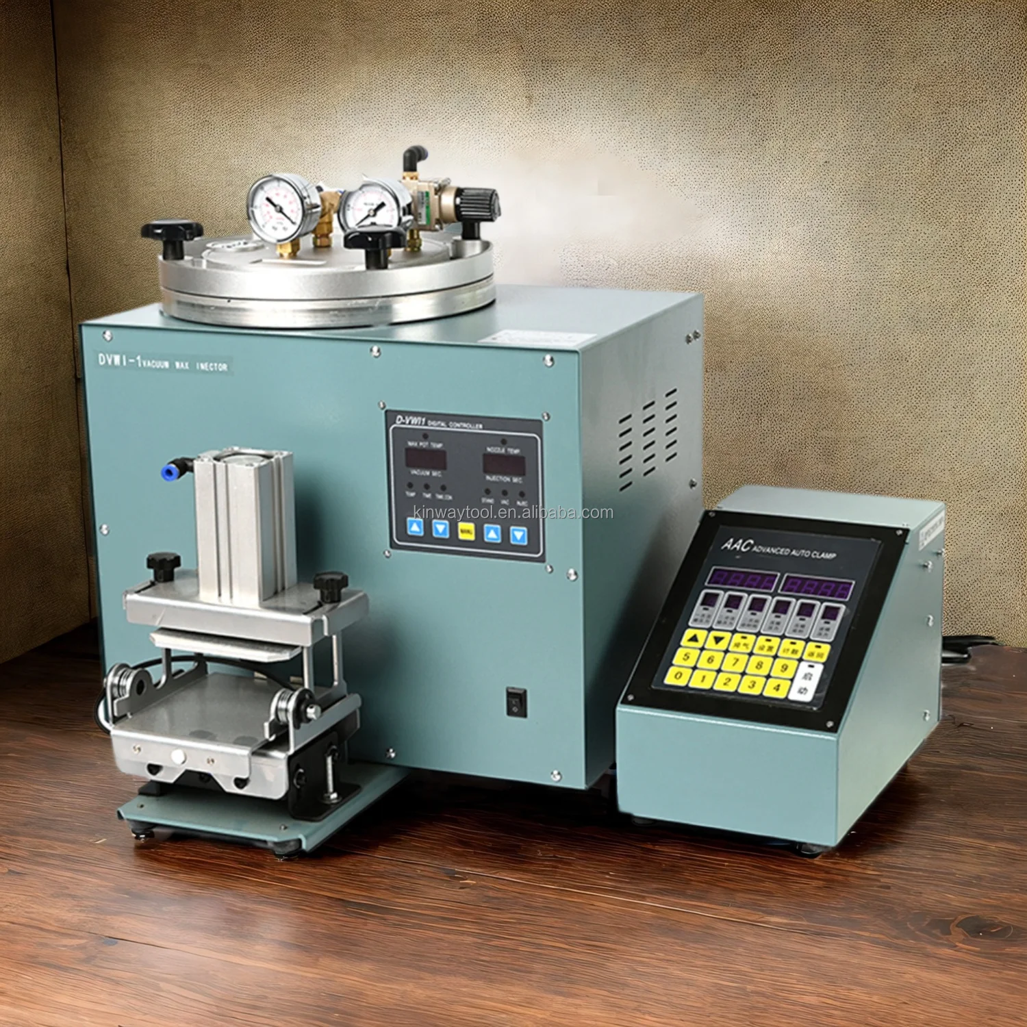 Kinway Desktop Wax Injector with Digital Display High Pressure Wax Injection Machine for Jewelry