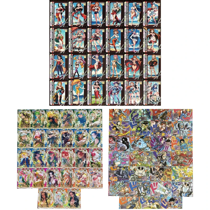 

Japanese Anime One Piece Card Set Nico Robin Monkey D.Luffy Roronoa Zoro Collectible Card Christmas Birthday Gift Children's Toy