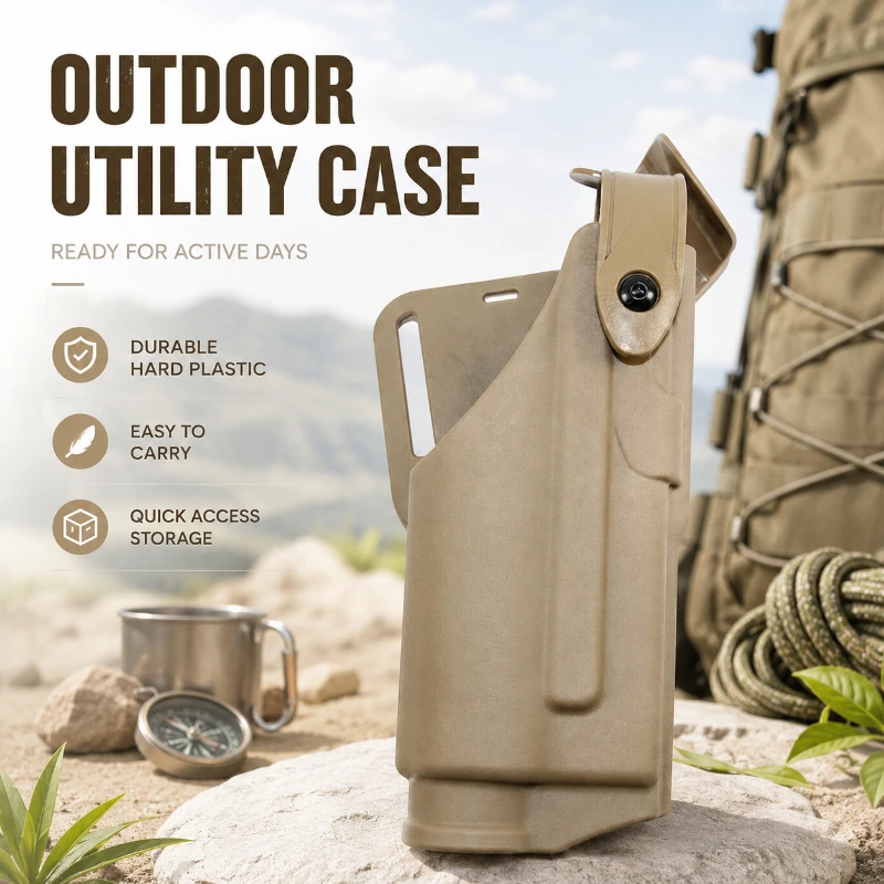 Outdoor Wearable Plastic Carrier Quick Retrieve Buckle Compatible With Hobby Items Installed With Lighting Part