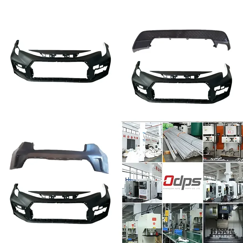 Hot Sale New Anti-lock Brake System Material Black Car Bumper for Bolted Universal Accessories 1 Year Warranty
