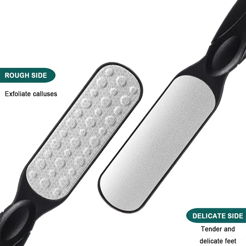 1pcs Double Side Foot File Heel Grater Hard Dead Skin Callus Professional Rasp Remover Stainless Steel Foot Pedicure Tools