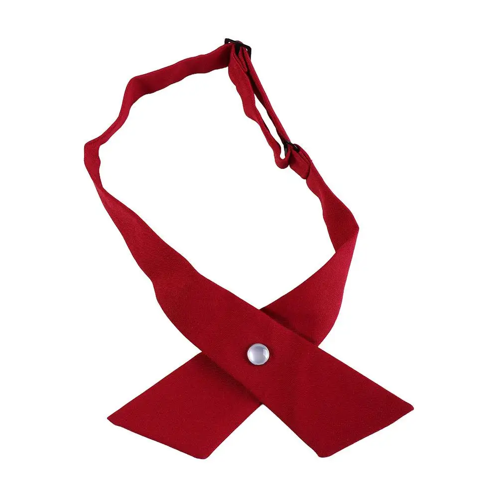 

Business Collar Bowtie for School Costume Solid Color JK uniform Tie Shirt Accessory JK Bow Tie Neck Ties Cross Bow Tie Cravat