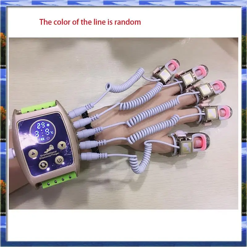 1 قطعة تردد الراديو مكركرنت الذهبي فنجر RF EMS جهاز تجميل الوجه رفع الجسم مدلك سبائك الذهب + سيليكون #5