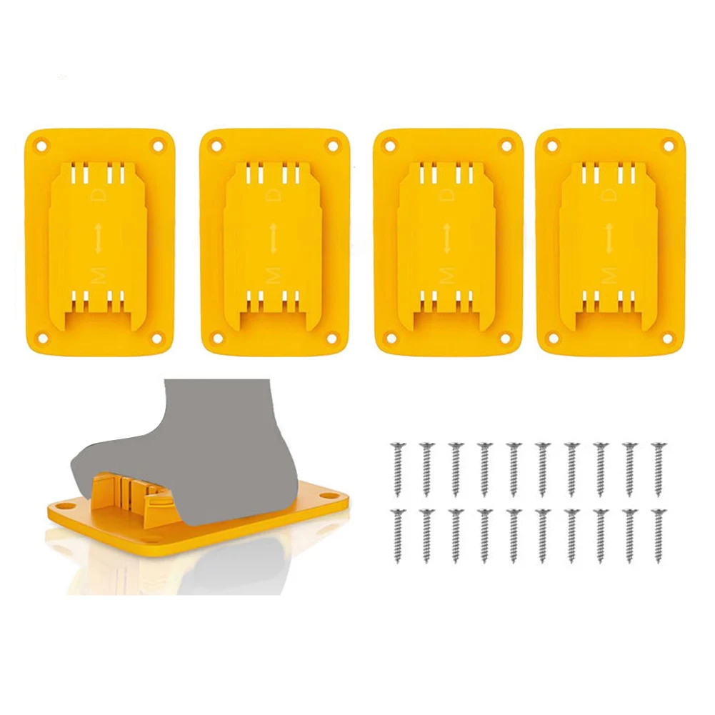 

ABS Wall Mount Power-Tool And Battery Storage Rack For Dewalt 12V 20V 18V Cordless Drills Organiser Holder For Workshop Setup