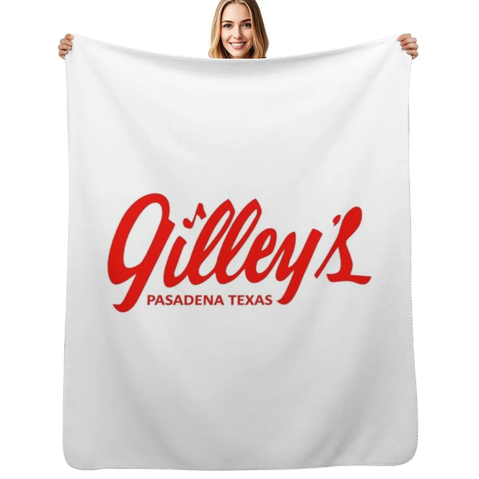 Funny Gilley's Design (Red Version) Throw Blanket Stylish Decor Blanket Gift for Friends Roommate