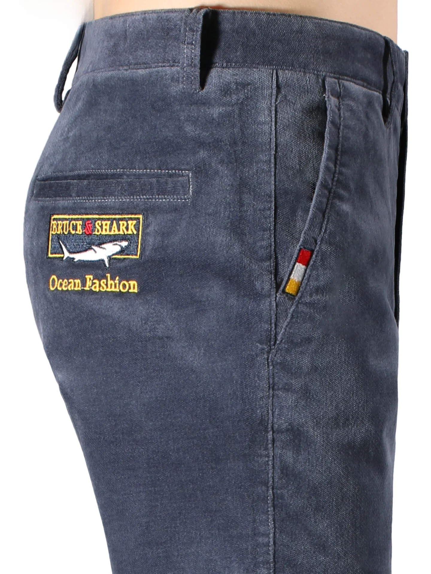 

Men's Thiened Straight Leg Corduroy Casual Pants Winter New Sle Bruce & ark Loose Fit Faionable Urban Cotton Blend