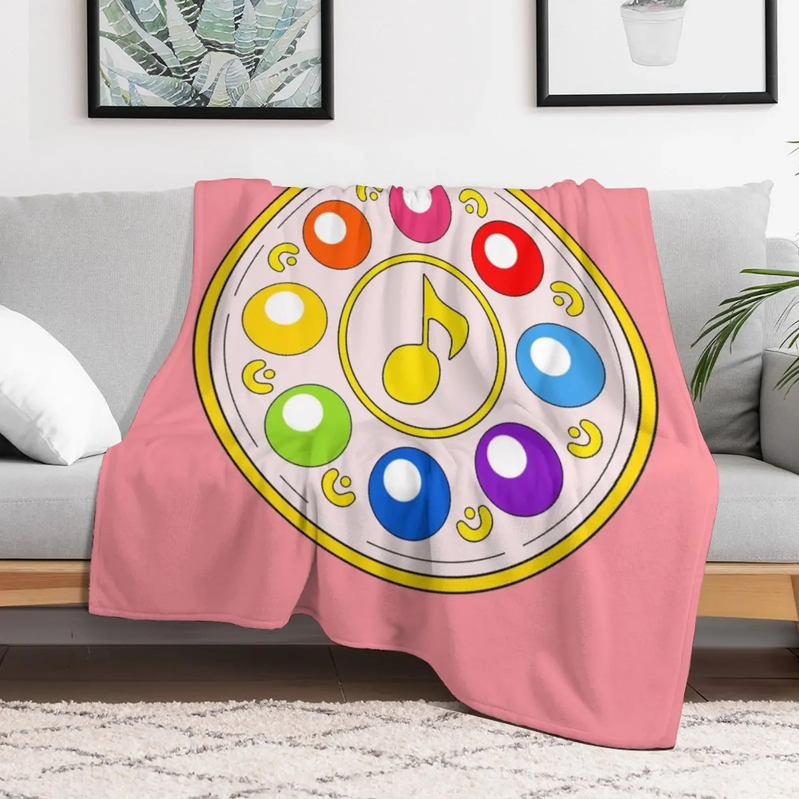 سحرية دوريمي-إيقاع الحنفية/ميناراي الحنفية رمي بطانية لينة أفخم منقوشة لبطانيات الأرائك الزخرفية أريكة #2