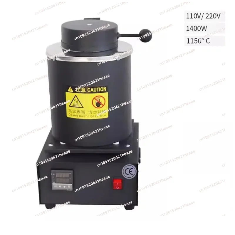 

Высокотемпературная малогабаритная электрическая печь для плавки золота, подходящая для самостоятельного изготовления металлических изделий и ювелирных украшений.