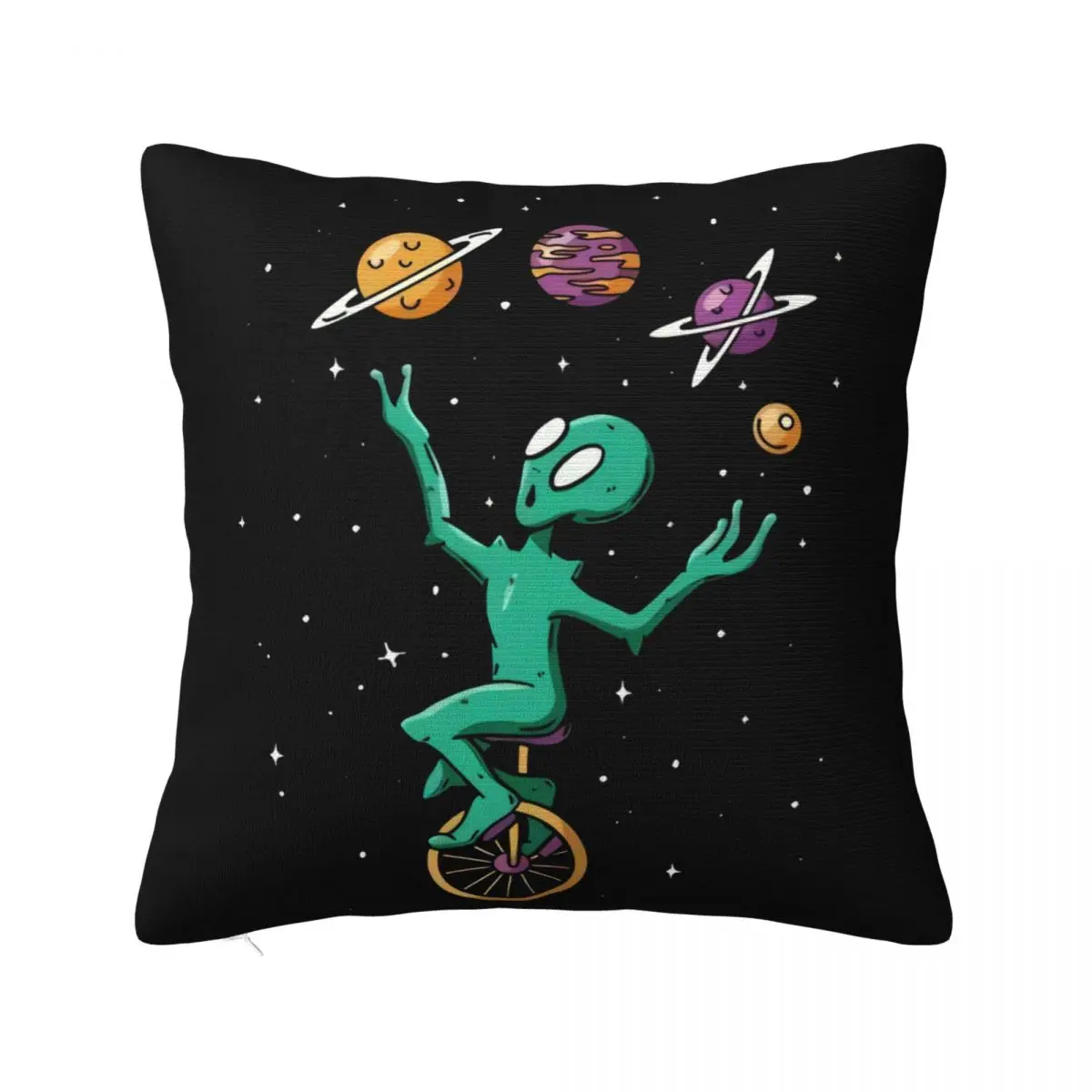 Juggler Alien Ufo Cool Funny Pop Swag Brand New Stylish Crewneck Oversize Style Hot Sell Stylish Middle Aged Pillow Case