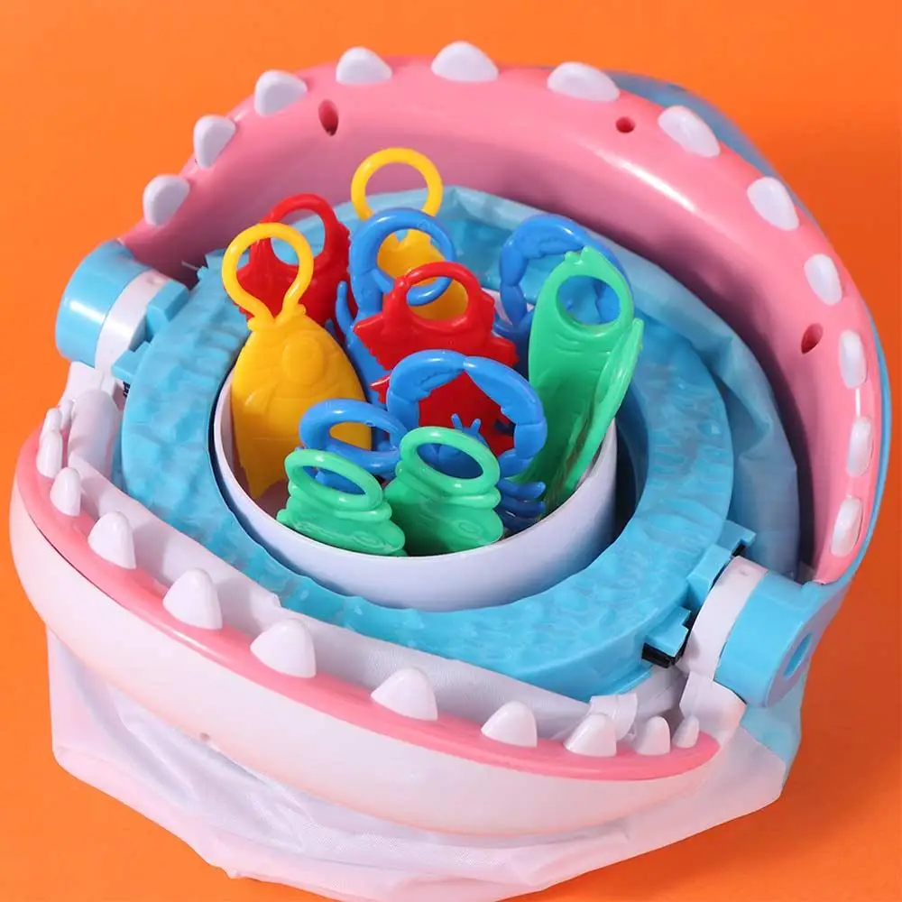 

Plastic Sharks Trap Board Desktop Game Early Education Interactive Shark Prank Board Game Learning Game Puzzle