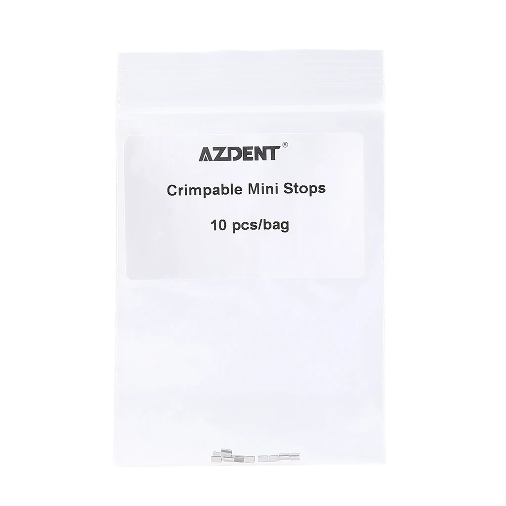 10 Packungen AZDENT Dental Orthodontic Crimpable Hooks, Edelstahl, geteilter Mini-Typ, zur Befestigung am Bogendraht, 10 Stück/Packung, Zahnmedizin – Detail 4