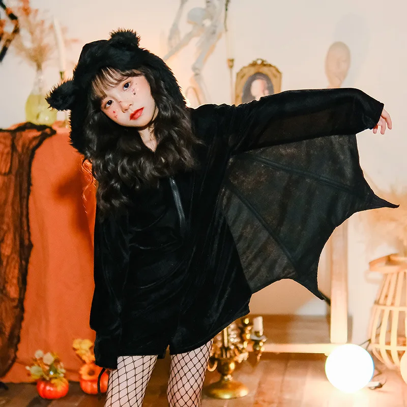 أزياء الهالوين للأطفال، أزياء الخفافيش الشيطانية للحيوانات، أزياء ماردي غرا التأثيرية للأطفال، أزياء اللعب اللطيفة للفتيات