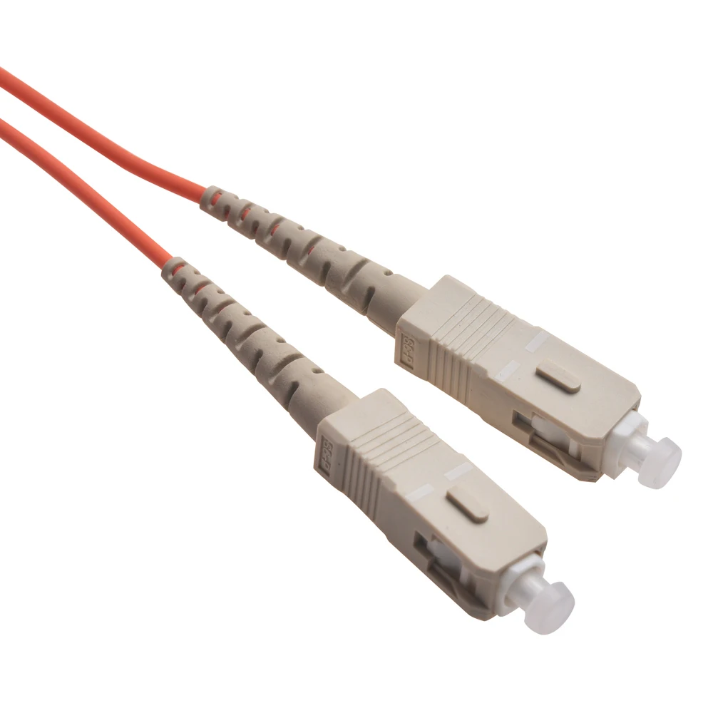 SC Conectores libremente combinados Cable de conexión de fibra óptica Apc Upc 2,0 mm DM OM3 OM4 FTTH Cable de conexión óptico