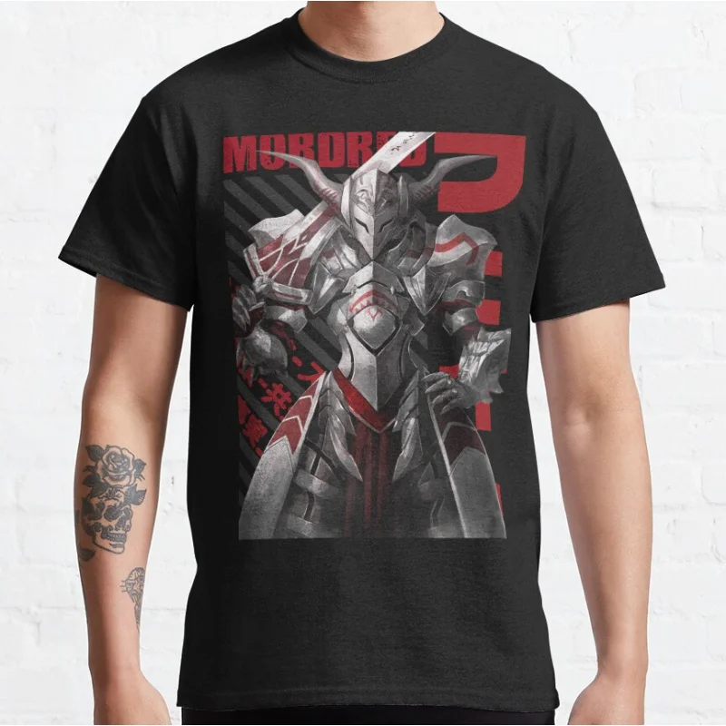 

Cute Mordred Anime kawaii video game Fate stay night Short-sleeve crewneck T-shirt for men large size Adult Tops S-6xl