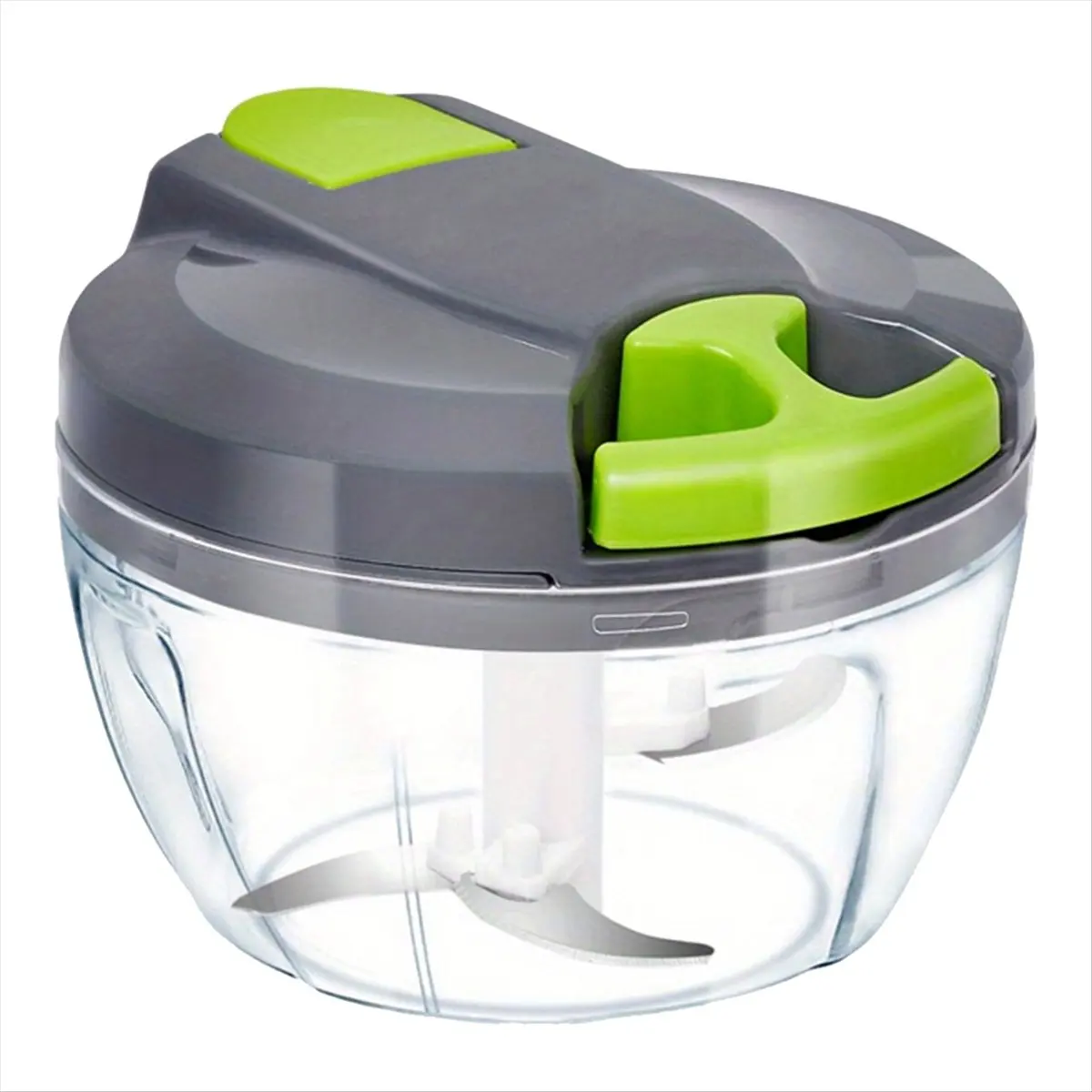 A56K Manual Food Processor Chopper Hand Crank Garlic Mincer Portable Onion Cutter Multifunctional Vegetable Cutter