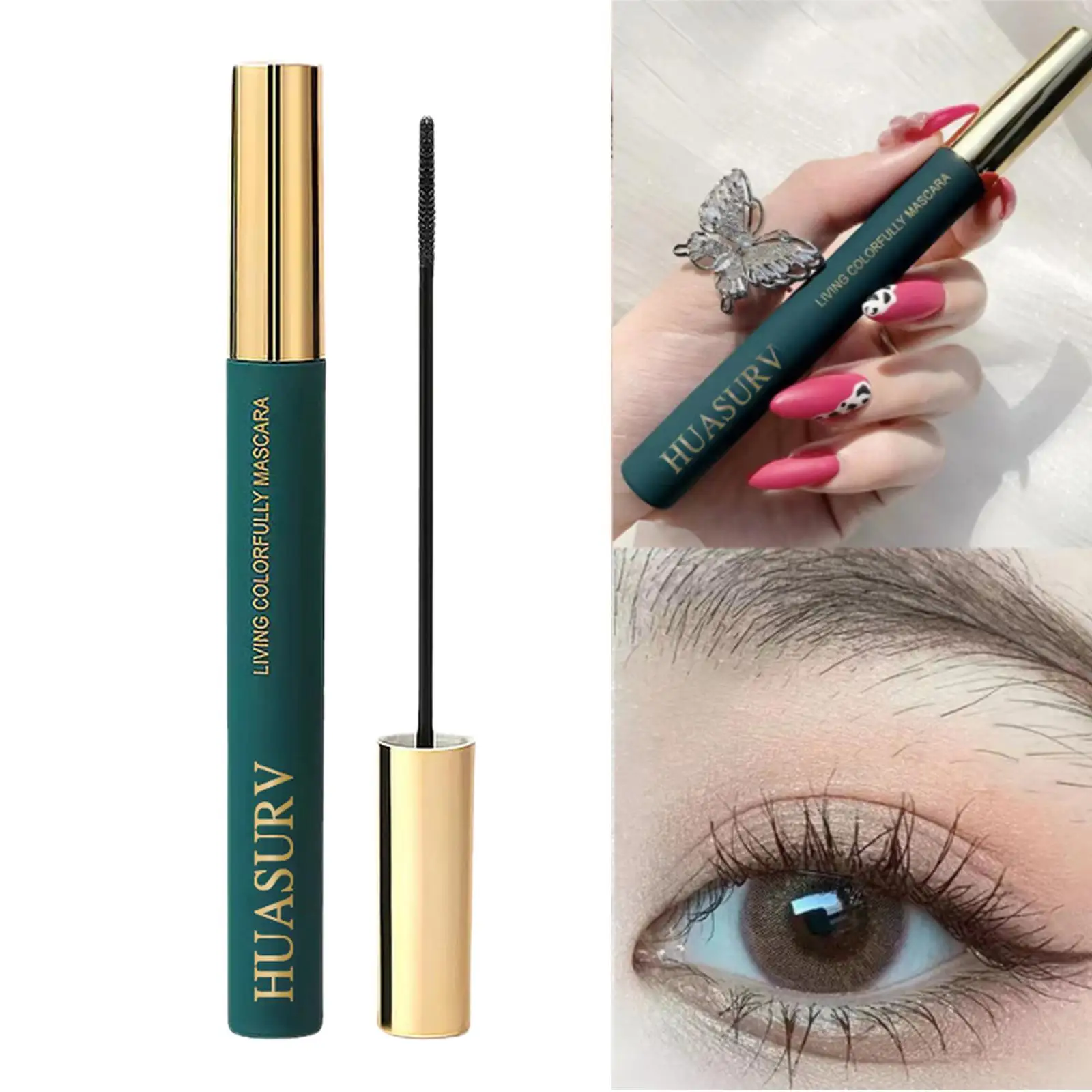 Sdotter Magische Kleur Mascara Krul Wimperverlenging Dik Krullen Niet Vegen Waterdichte Verlenging Langdurige Wimper Make-Up