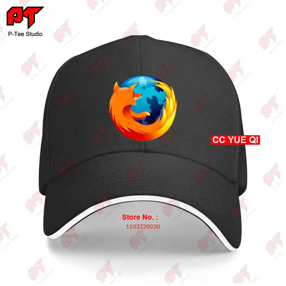 Mozilla-Software Computer Baseball Caps, Vintage Truck Cap, Mozilla, R2PW