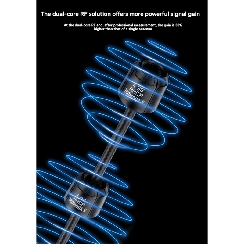 

Momoda2 4.9G двойная антенна RHCP SMA антенна с высоким коэффициентом усиления для FPV RC Drone Quadcopter Parts-TCES