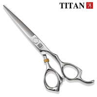 TITAN Hair scissors barber shear professional cutting scissor 7inch JP 440C stainless steel