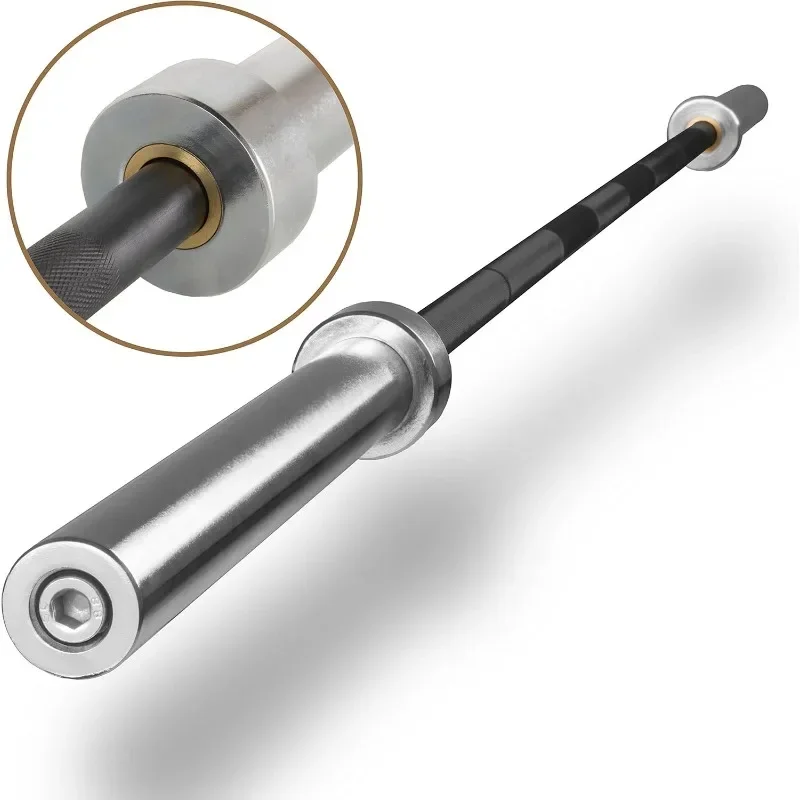 

XMark 7 ft Weight Bar, Bar for Weightlifing, Weights and Bar Set or Weight Lifing Barbell