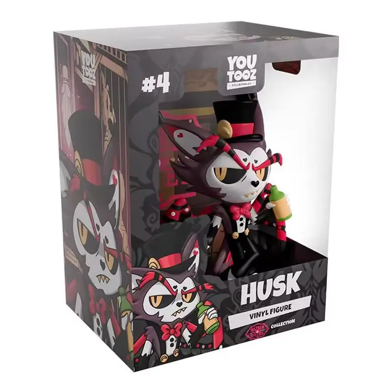 جديد حار 13.4 سنتيمتر بولي كلوريد الفينيل Youtooz Hazbin فندق Alastor لعبة عمل الشكل تحصيل نموذج الحلي المرآب عدة ألعاب الدمى هدايا عيد الميلاد