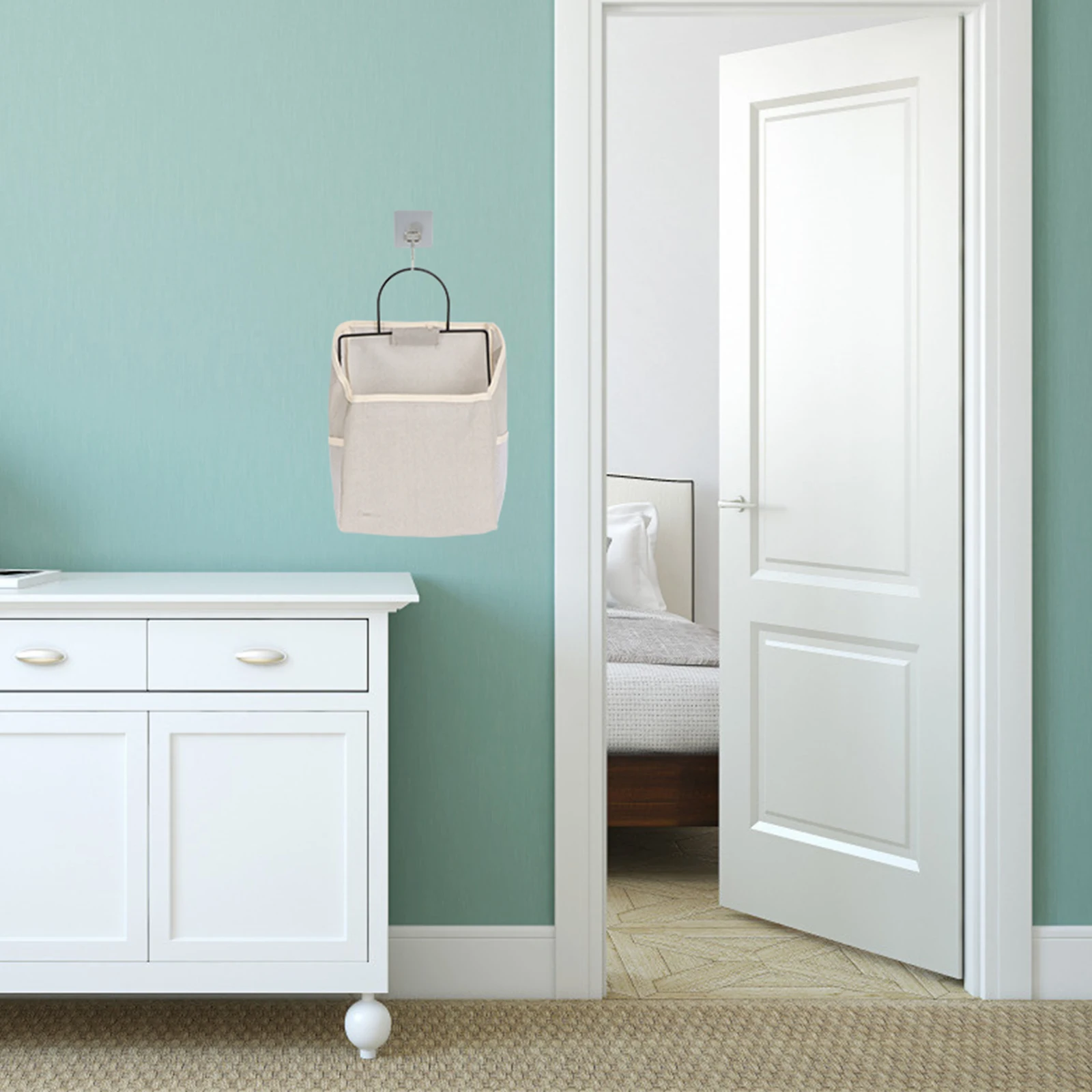 

Wall Storage Bag Practical Hanging Wardrobe Door Organizer Household Wall-mounted