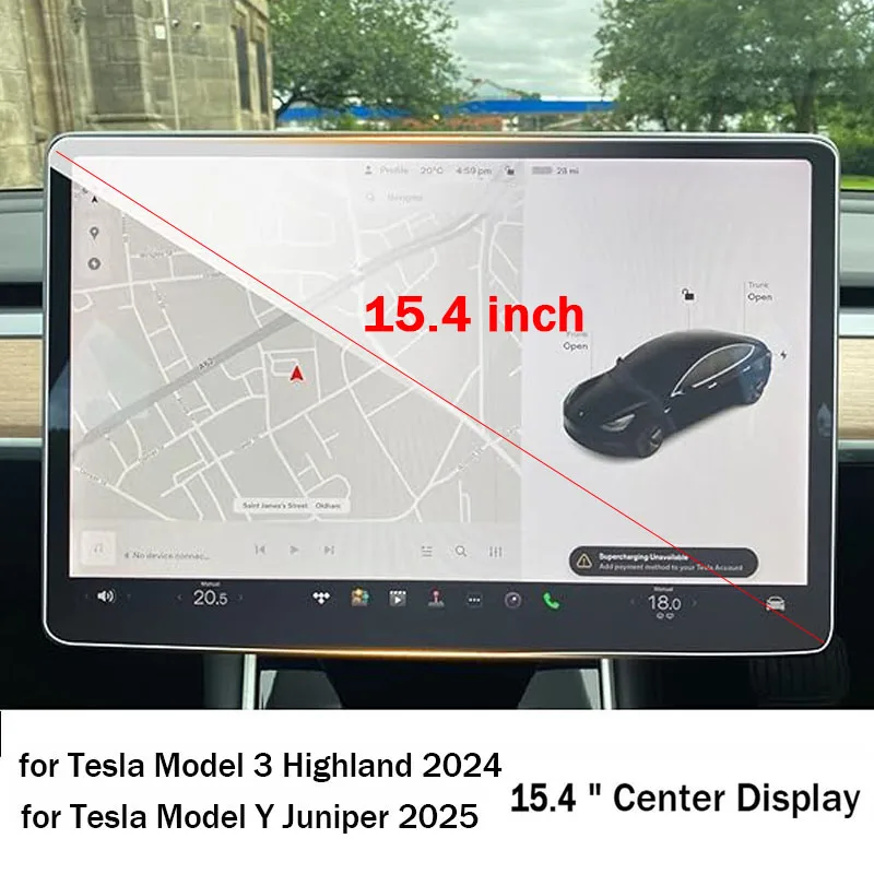 15.4 center display