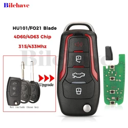 jingyuqin 4D60/4D63Chip 315/433Mhz HU101/FO21 Upgrade Remote Smart Key For Ford Escape Explorer Focus Mondeo Mustang Lincoln