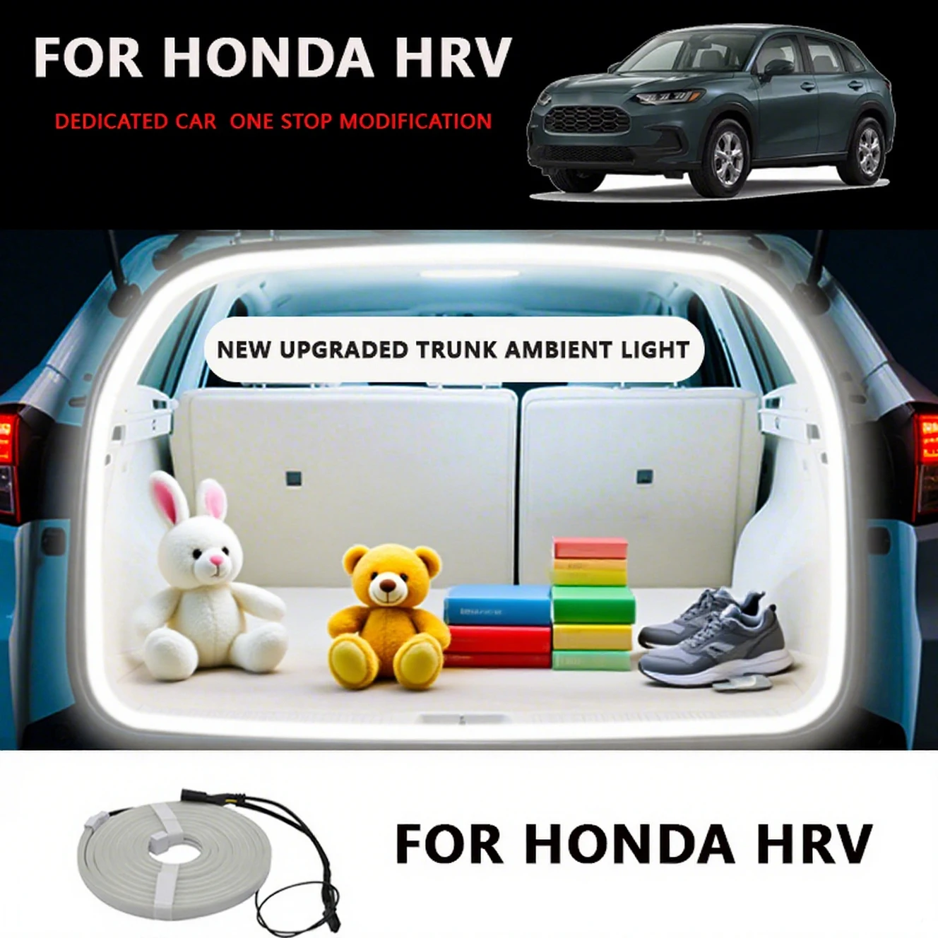 

FOR HONDA HRV Trunk Light Ambient Light Conversion Parts Interior Special Conversion Parts Luggage compartment range light