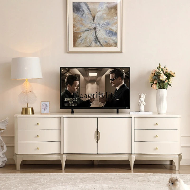 

**Light luxury American modern simple locker Small apartment TV Internet celebrity cabinet