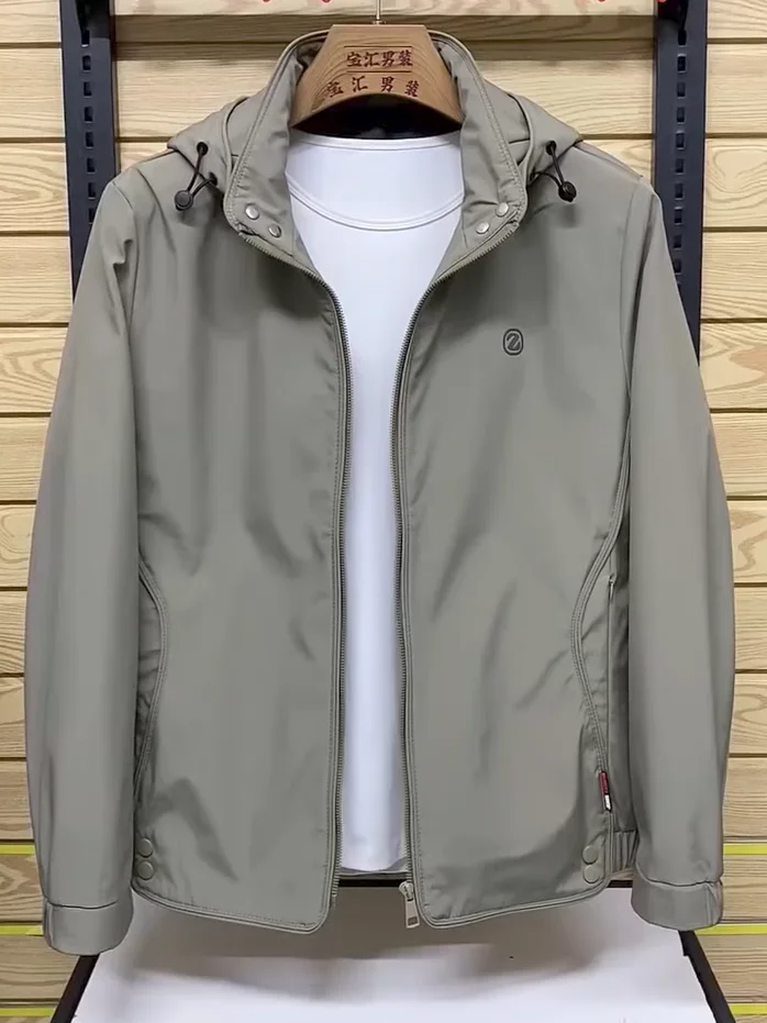 

High Quali Men's Hooded Jaet Autumn Winter New Arrival Detachable Casual Faionable Cool European Sle Stand Fit Lon...