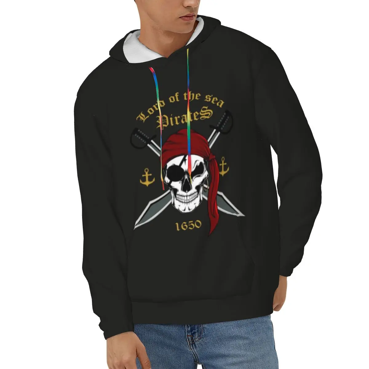 

Pirate Skull Men's Hoodies Spring Autumn Male Casual Hoodies Sweatshirt Tops