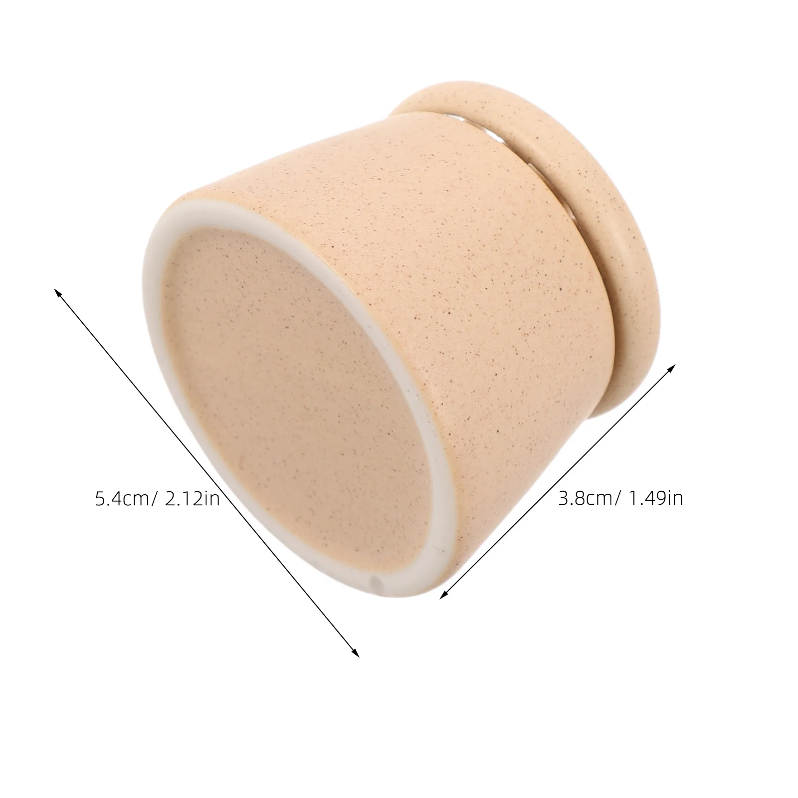 세라믹 네일 브러쉬 세척 컵 일본 스타일 고밀폐 아크릴 액체 홀더 매니큐어 볼 네일 아트 도구 글리터 펜