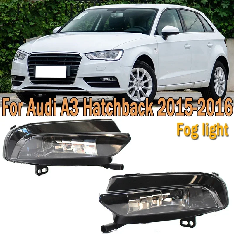 

Пара левых и правых противотуманных фар в сборе для AUDI A3 Sportback Hatchback 2012 2013 2014 2015 2016, передний бампер, противотуманная фара