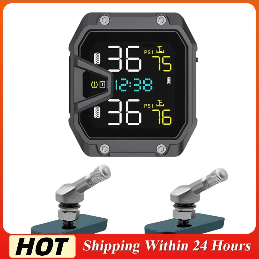 

Система контроля давления в шинах мотоцикла, ЖК-дисплей, беспроводная система контроля давления в шинах для двухколесного мотоцикла