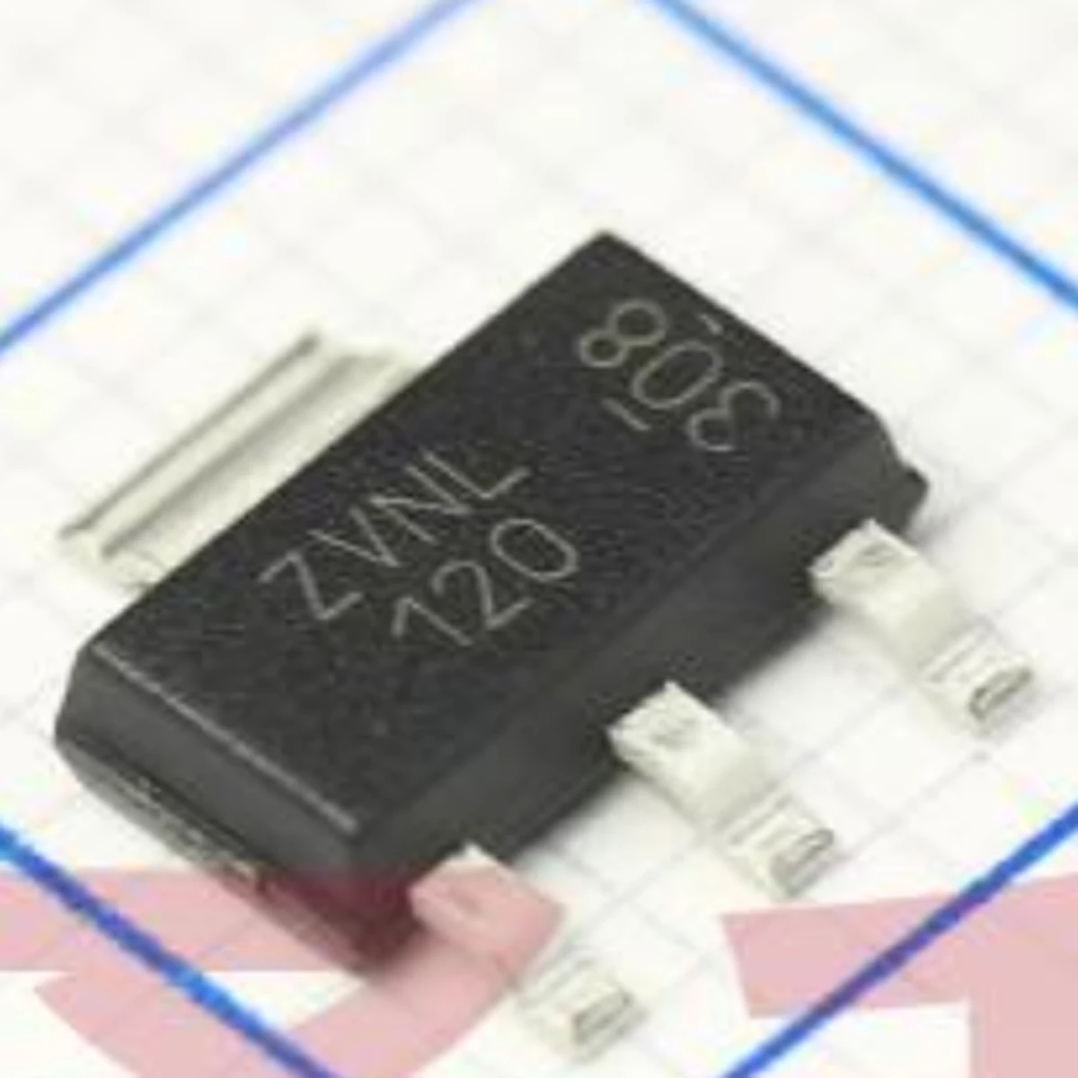 10PCS original ZVNL120 MOSFET 2W 200V 320mA 1 N-channel SOT-223: ZVNL120GTA