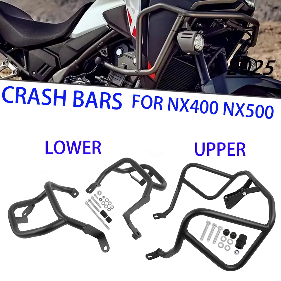 

NX500 NX400 Engine Tank Guard For Honda NX 500 400 2024-2025 Highway Crash Bars Bumper Stunt Cage Motorcycle Frame Protector Bar