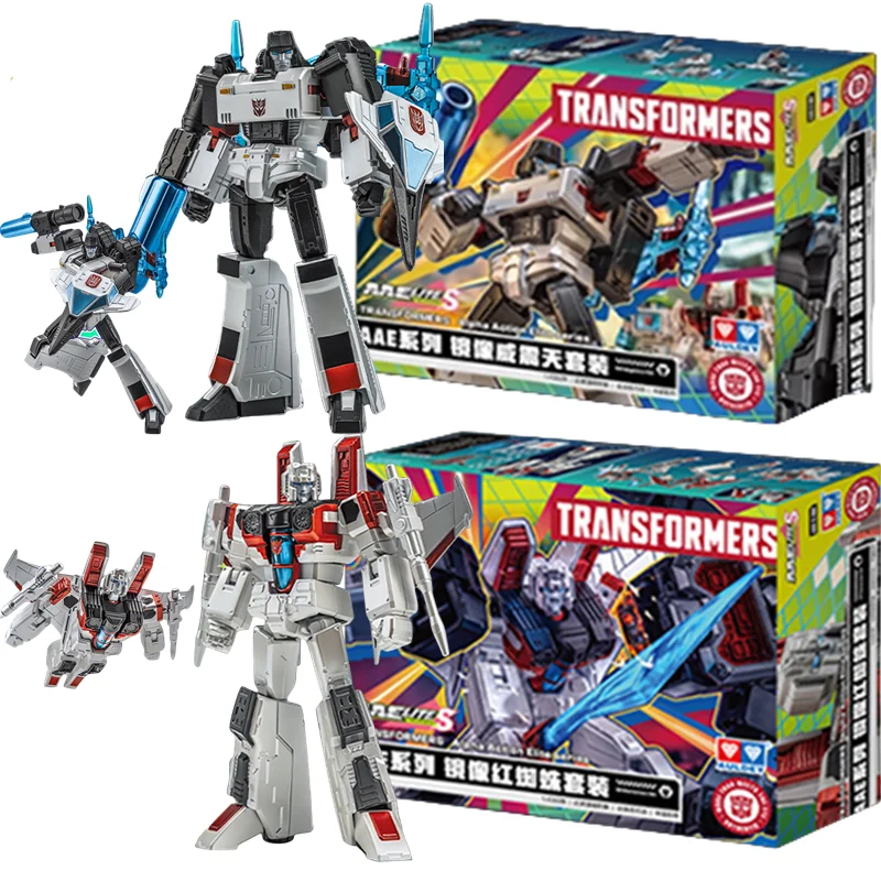 المحولات AULDEY X AAE الزجاج المحطم ‌   شخصيات الحركة Starscream Megatron نموذج التنقل المشترك G1 Anime جمع هدايا الألعاب