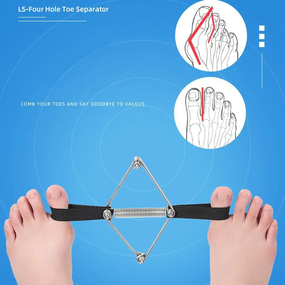 Correcteur d'oignon, soulagement de la douleur au pied, redresseur d'oignon, ceinture extensible, redresseur de gros orteils pour un alignement correct pour femmes et hommes