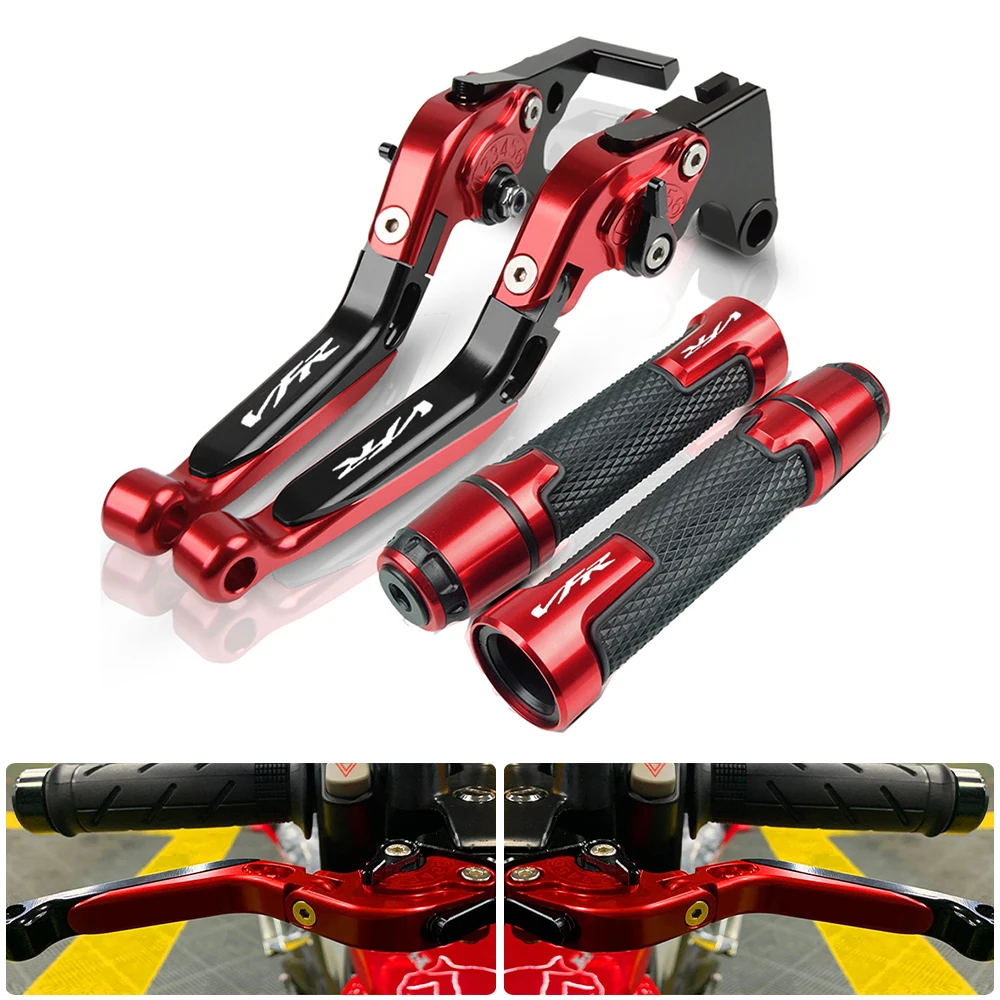 For Honda VFR800/F 2002-2020 Motorcycle CNC Folding Brake Clutch Lever Handbrake Handlebars Grip Handle Hand Grips Accessories