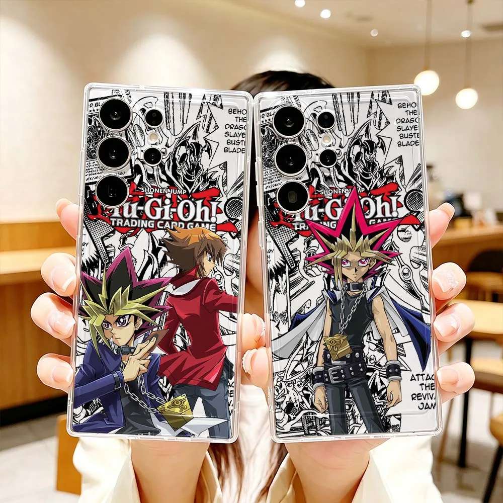 Yu Gi Oh Anime For Samsung Galaxy S26 S25 S24 S23 S22 S21 S20 Ultra Plus FE Pro 5G Transparent Phone Case Cover