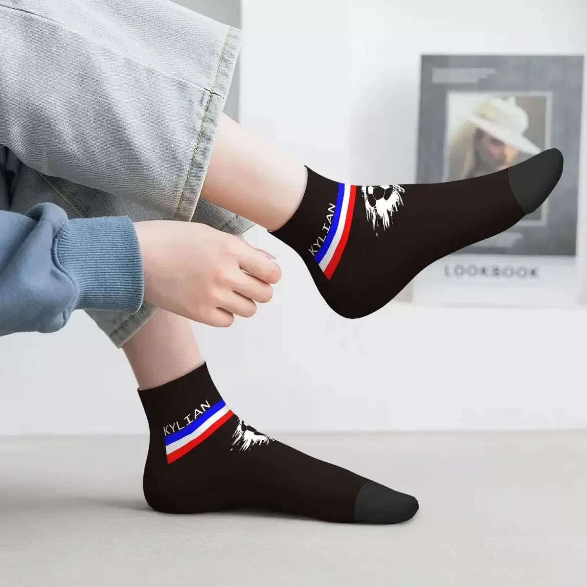 Kylian Mbappe Socks Harajuku Super Soft Stockings All Season Socks Accessories for Unisex Gifts