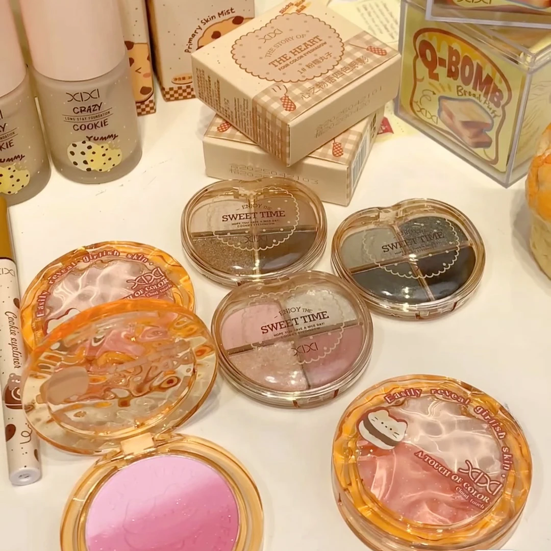 5 uds marca maquillaje bolsa de la suerte maquillaje Kit de cosméticos regalo sombra de ojos lápiz labial ceja bálsamo labial resaltador enviado al azar bolsa de la suerte