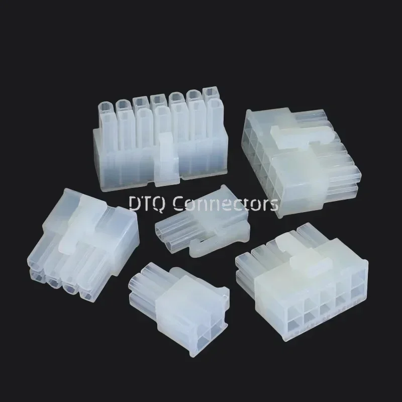 10pcs/lot 5557-R 5557 4.2mm Automotive wiring harness connector male 2 - 12 pin for PC/computer graphics card PCI-E ATX Power