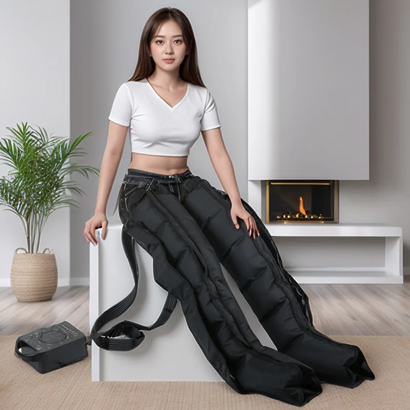 

6 Cavity Air Compression Massager Leg Foot Circulation Pressotherapy Air Promote Blood Relaxation Pain Relief