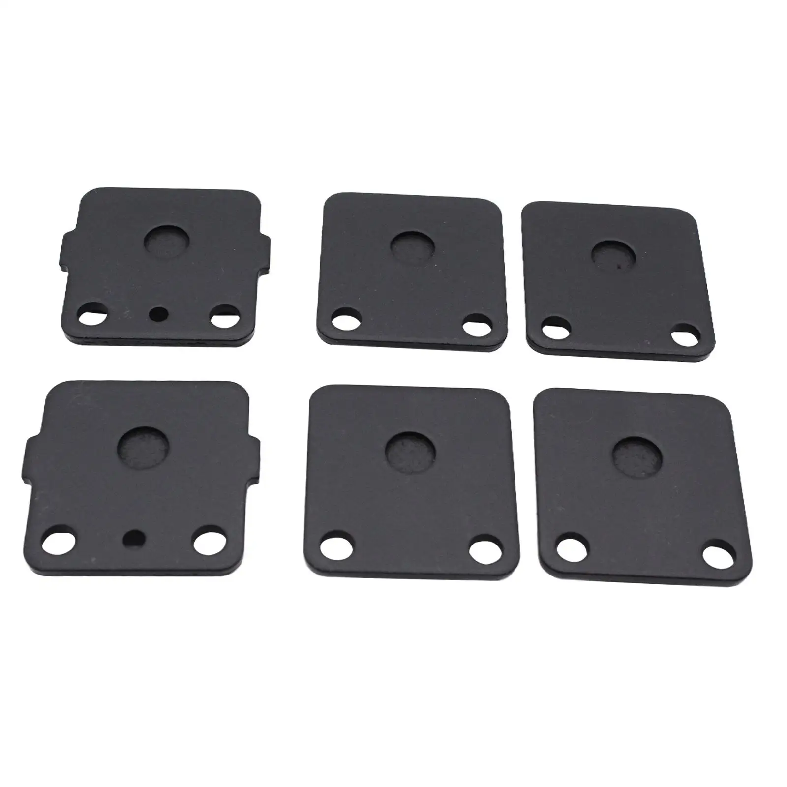 6 Pieces Brake Pads Replacement Compatible Black Accessory 1uy-w0046-00