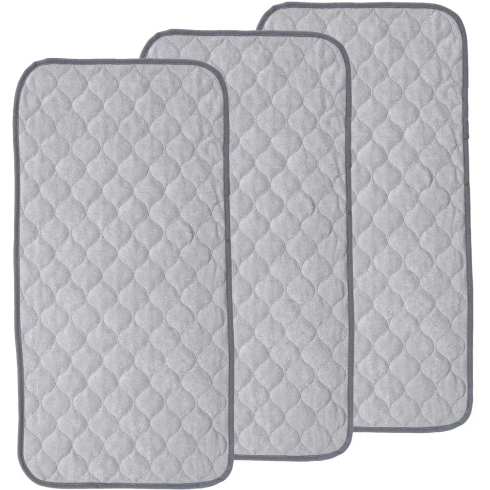 3 قطعة سرير الطفل مقاوم للماء وسادة مرتبة قابلة لإعادة الاستخدام حامي لينة آمنة تنفس سرير وسادة مرتبة منصات السرير الطفل حصيرة